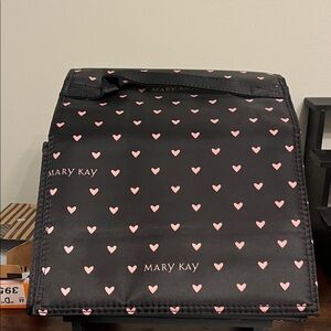 Mary Kay Black Tote with Pink Hearts